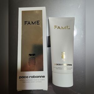 Paco Rabanne Fame Body Lotion in White and Gold